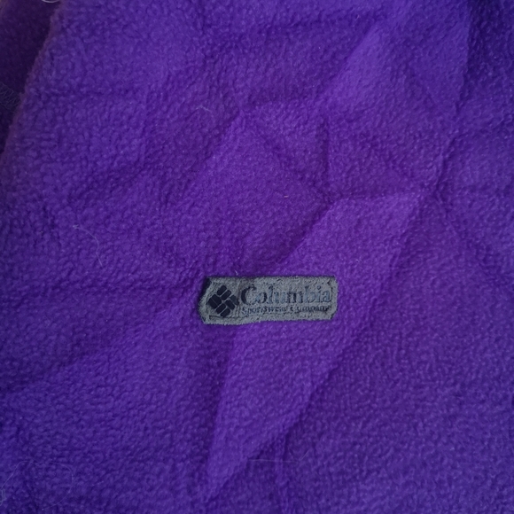 Vintage Columbia Made In USA Fleece Zip Sweater Jacket Size Medium. - Picture 2 of 5